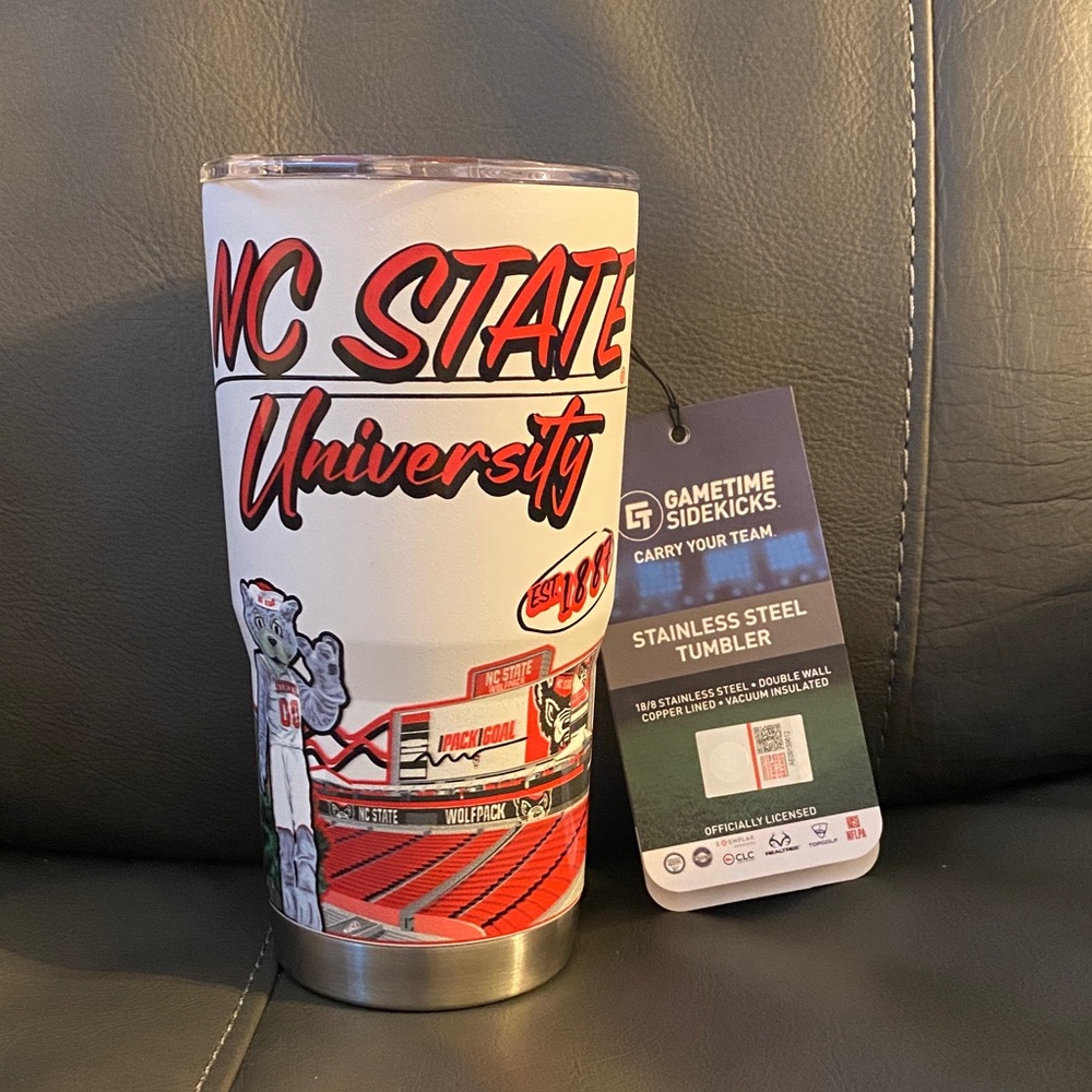 NC State University Stainless Steel Tumbler by